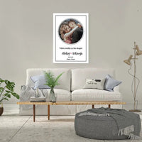 Personalizuotas žvaigždžių žemėlapis ant drobės  Drobe -  dovanokis.lt