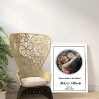 Personalizuotas žvaigždžių žemėlapis ant drobės  Drobe -  dovanokis.lt