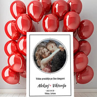 Personalizuotas žvaigždžių žemėlapis ant drobės  Drobe -  dovanokis.lt