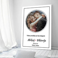 Personalizuotas žvaigždžių žemėlapis ant drobės  Drobe -  dovanokis.lt