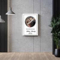 Personalizuotas žvaigždžių žemėlapis ant drobės  Drobe -  dovanokis.lt