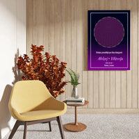 Personalizuotas žvaigždžių žemėlapis ant drobės  Drobe -  dovanokis.lt