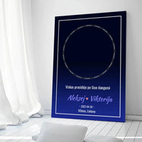 Personalizuotas žvaigždžių žemėlapis ant drobės  Drobe -  dovanokis.lt