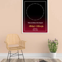 Personalizuotas žvaigždžių žemėlapis, plakatas su rėmeliu  Posteris(Plakatas) -  dovanokis.lt