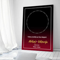 Personalizuotas žvaigždžių žemėlapis ant drobės  Drobe -  dovanokis.lt