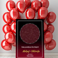 Personalizuotas žvaigždžių žemėlapis ant drobės  Drobe -  dovanokis.lt