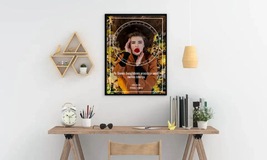 Personalizuotas žvaigždžių žemėlapis, plakatas su rėmeliu  Posteris(Plakatas) -  dovanokis.lt