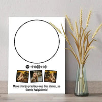 Personalizuotas žvaigždžių žemėlapis ant drobės  Drobe -  dovanokis.lt