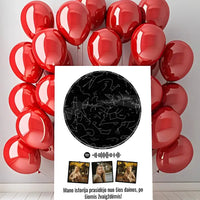 Personalizuotas žvaigždžių žemėlapis ant drobės  Drobe -  dovanokis.lt