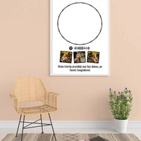 Personalizuotas žvaigždžių žemėlapis, plakatas su rėmeliu  Posteris(Plakatas) -  dovanokis.lt