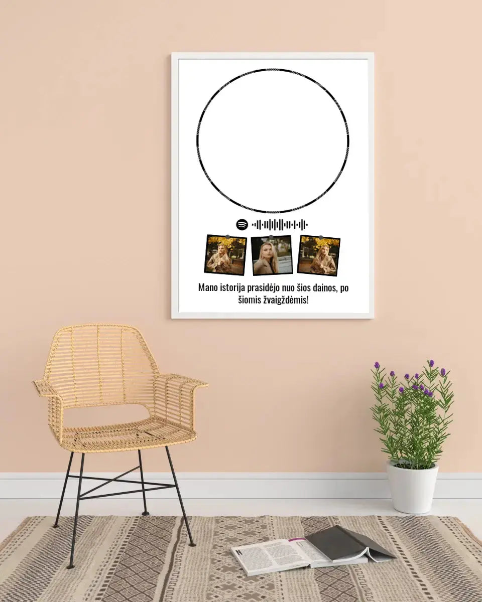 Personalizuotas žvaigždžių žemėlapis, plakatas su rėmeliu  Posteris(Plakatas) -  dovanokis.lt