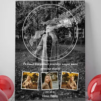 Personalizuotas žvaigždžių žemėlapis ant drobės  Drobe -  dovanokis.lt