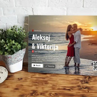 Personalizuotas "Netflix" dizaino kūrinys ant drobės su jūsų nuotraukomis ir vardais  Drobe -  dovanokis.lt