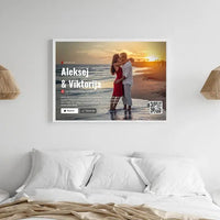 Personalizuotas "Netflix" dizaino įrėmintas plakatas su jūsų nuotrauka ir vardais  Customizer -  dovanokis.lt