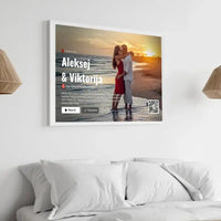 Personalizuotas "Netflix" dizaino įrėmintas plakatas su jūsų nuotrauka ir vardais  Customizer -  dovanokis.lt