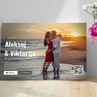 Personalizuotas "Netflix" dizaino kūrinys ant drobės su jūsų nuotraukomis ir vardais  Drobe -  dovanokis.lt