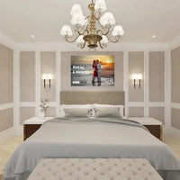 Personalizuotas "Netflix" dizaino kūrinys ant drobės su jūsų nuotraukomis ir vardais  Drobe -  dovanokis.lt