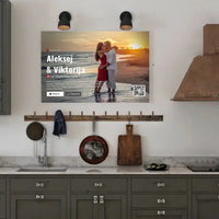 Personalizuotas "Netflix" dizaino kūrinys ant drobės su jūsų nuotraukomis ir vardais  Drobe -  dovanokis.lt