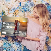 Personalizuotas "Netflix" dizaino kūrinys ant drobės su jūsų nuotraukomis ir vardais  Drobe -  dovanokis.lt