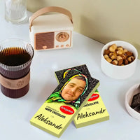 Personalizuotas "Alionka" šokoladas su jūsų nuotrauka TeeInBlue