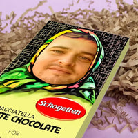 Personalizuotas "Alionka" šokoladas su jūsų nuotrauka TeeInBlue