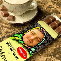 Personalizuotas "Alionka" šokoladas su jūsų nuotrauka TeeInBlue