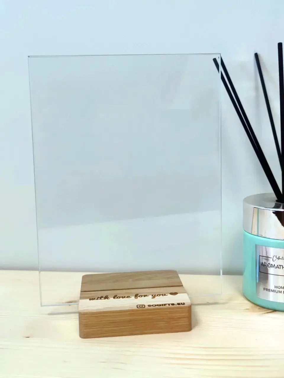 Personalizuotas žvaigždžių žemėlapis, stiklinis posteris, su spotify kodu TeeInBlue