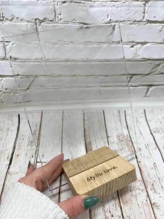 Personalizuotas žvaigždžių žemėlapio stiklinis posteris TeeInBlue