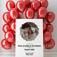 Personalizuotas žvaigždžių žemėlapis su skirtingomis formomis ir jūsų nuotrauka  Customizer -  dovanokis.lt