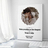 Personalizuotas žvaigždžių žemėlapis su skirtingomis formomis ir jūsų nuotrauka  Customizer -  dovanokis.lt