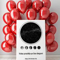 Personalizuotas žvaigždžių žemėlapis ant drobės  Drobe -  dovanokis.lt