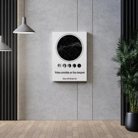 Personalizuotas žvaigždžių žemėlapis ant drobės  Drobe -  dovanokis.lt