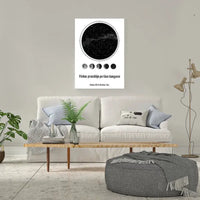 Personalizuotas žvaigždžių žemėlapis ant drobės  Drobe -  dovanokis.lt