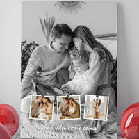 Personalizuotas šeimos spaudinys ant drobės su jūsų nuotraukomis  Drobe -  dovanokis.lt