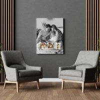 Personalizuotas šeimos spaudinys ant drobės su jūsų nuotraukomis  Drobe -  dovanokis.lt