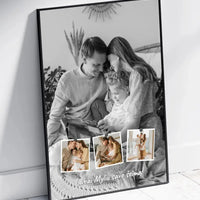 Personalizuotas šeimos įrėmintas plakatas su jūsų nuotraukomis  Posteris(Plakatas) -  dovanokis.lt