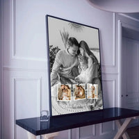 Personalizuotas šeimos įrėmintas plakatas su jūsų nuotraukomis  Posteris(Plakatas) -  dovanokis.lt