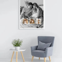 Personalizuotas šeimos įrėmintas plakatas su jūsų nuotraukomis  Posteris(Plakatas) -  dovanokis.lt