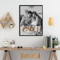 Personalizuotas šeimos įrėmintas plakatas su jūsų nuotraukomis  Posteris(Plakatas) -  dovanokis.lt