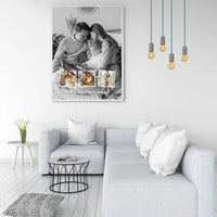 Personalizuotas šeimos įrėmintas plakatas su jūsų nuotraukomis  Posteris(Plakatas) -  dovanokis.lt