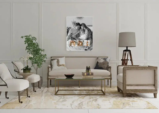 Personalizuotas šeimos spaudinys ant drobės su jūsų nuotraukomis  Drobe -  dovanokis.lt