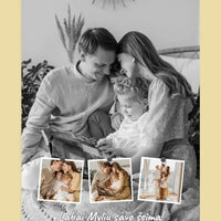 Personalizuotas šeimos spaudinys ant drobės su jūsų nuotraukomis  Drobe -  dovanokis.lt