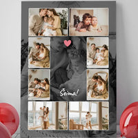 Personalizuotas šeimos spaudinys ant drobės su jūsų nuotraukomis  Drobe -  dovanokis.lt