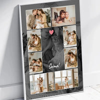 Personalizuotas šeimos įrėmintas plakatas su jūsų nuotraukomis  Posteris(Plakatas) -  dovanokis.lt