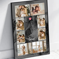 Personalizuotas šeimos įrėmintas plakatas su jūsų nuotraukomis  Posteris(Plakatas) -  dovanokis.lt