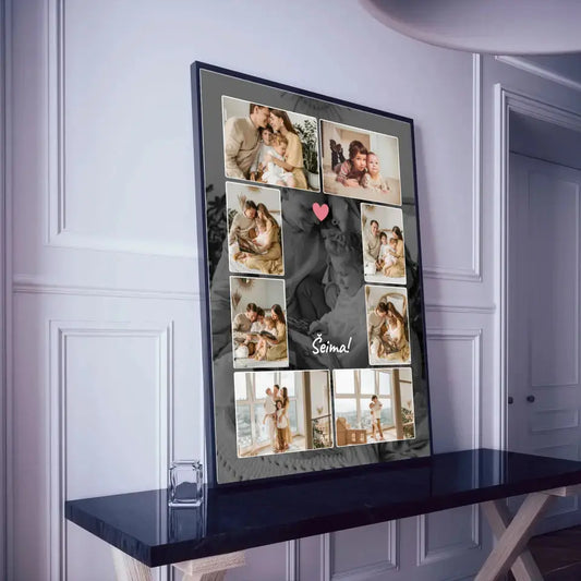 Personalizuotas šeimos įrėmintas plakatas su jūsų nuotraukomis  Posteris(Plakatas) -  dovanokis.lt