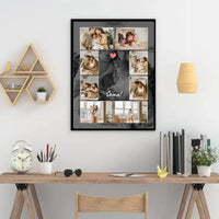 Personalizuotas šeimos įrėmintas plakatas su jūsų nuotraukomis  Posteris(Plakatas) -  dovanokis.lt