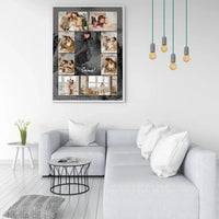 Personalizuotas šeimos įrėmintas plakatas su jūsų nuotraukomis  Posteris(Plakatas) -  dovanokis.lt