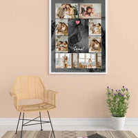 Personalizuotas šeimos įrėmintas plakatas su jūsų nuotraukomis  Posteris(Plakatas) -  dovanokis.lt