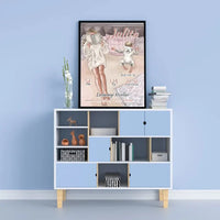 Personalizuota Vaiko Gimimo Metrikų Iliustracija, plakatas su rėmeliu  Poster -  dovanokis.lt